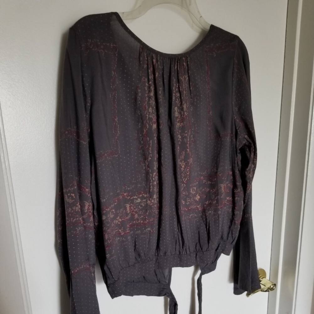 Melrose and Market Purple Floral blouse